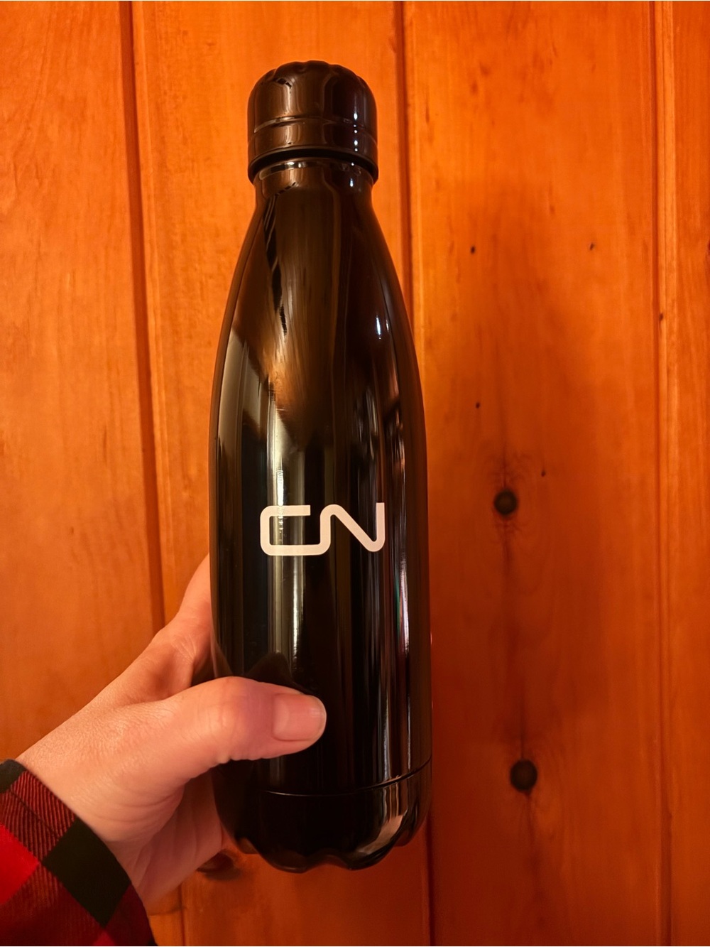 Black Stainless Steel Insulated Water Bottle
